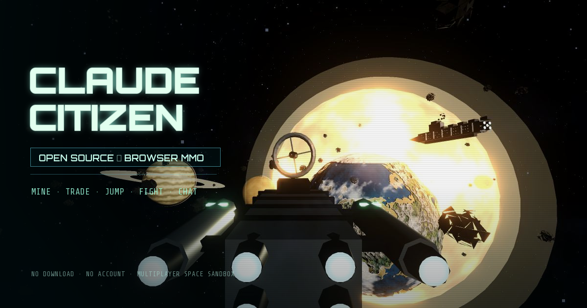 An open-source space MMO